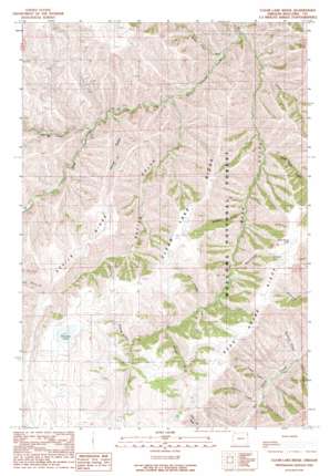 Clear Lake Ridge topo map
