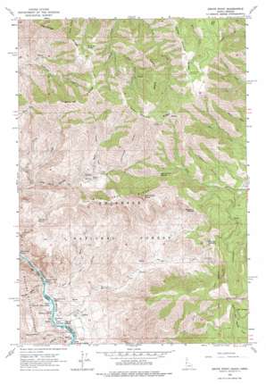 Grave Point topo map