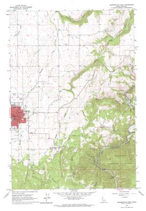 Grangeville East USGS topographic map 45116h1