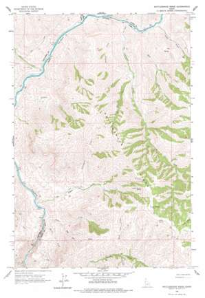 Rattlesnake Ridge topo map