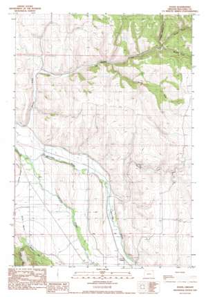 Evans USGS topographic map 45117e4