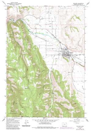 Wallowa USGS topographic map 45117e5