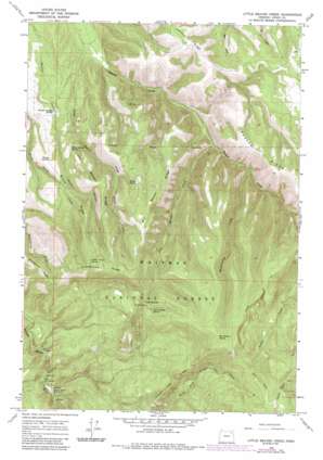Little Beaver Creek topo map