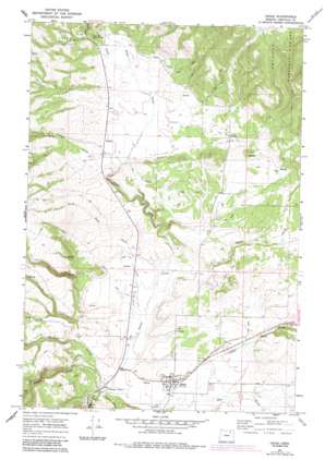 Ukiah USGS topographic map 45118b8