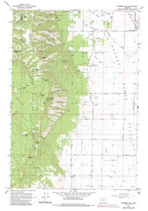 Sanderson Spring USGS topographic map 45118d1