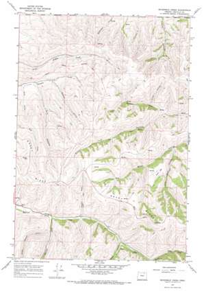Sevenmile Creek topo map
