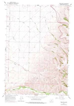 Table Rock USGS topographic map 45118e6