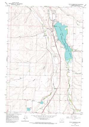 Mckay Reservoir topo map