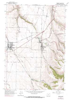 Athena USGS topographic map 45118g4