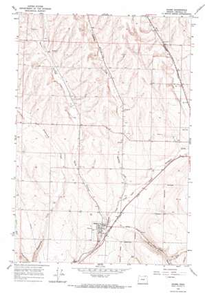 Athena USGS topographic map 45118g5