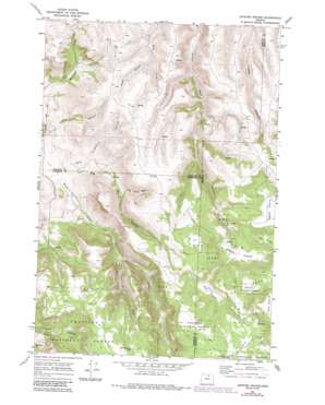 Lefevre Prairie topo map