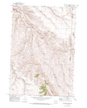 Lone Rock Creek topo map