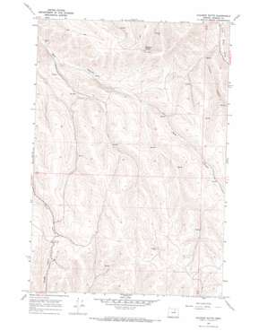 Gleason Butte topo map