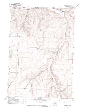 Ione South USGS topographic map 45119d7