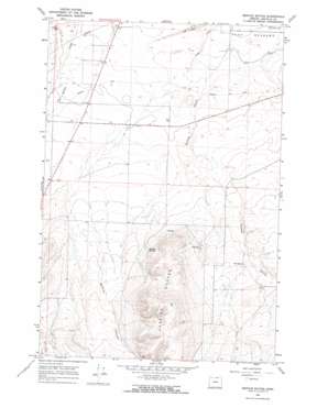 Service Buttes USGS topographic map 45119f3