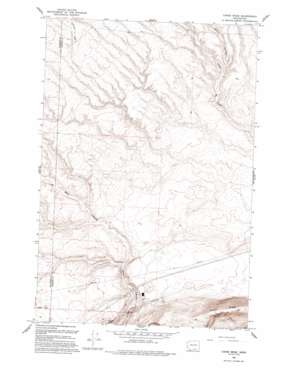 Canoe Ridge USGS topographic map 45119h7