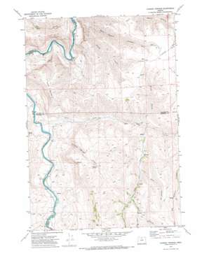 Chimney Springs topo map