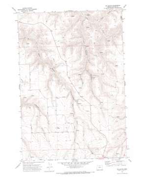 Igo Butte topo map