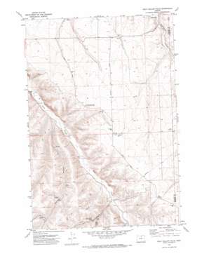 Wolf Hollow Falls topo map