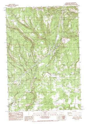 Satus Pass USGS topographic map 45120h6