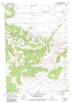 Wapinitia USGS topographic map 45121a3