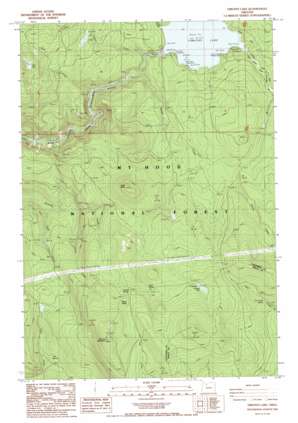 Timothy Lake topo map