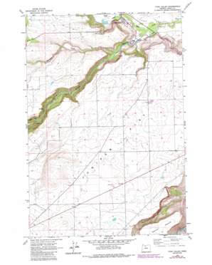 Tygh Valley topo map