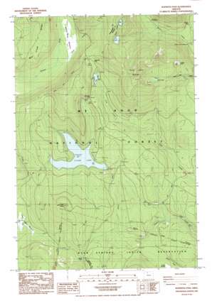 Wapinitia Pass USGS topographic map 45121b6