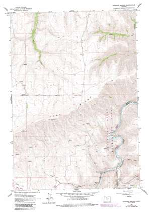 Sherars Bridge USGS topographic map 45121c1