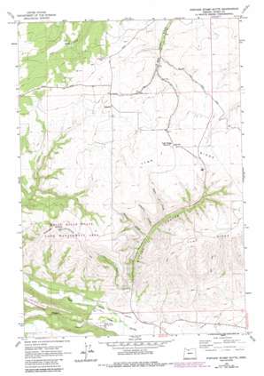 Postage Stamp Butte topo map