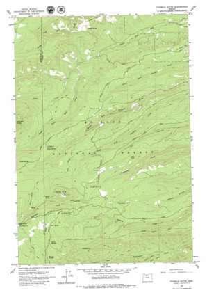 Fivemile Butte topo map