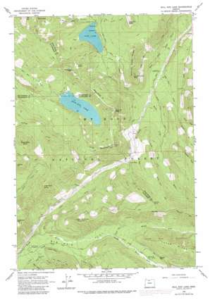 Bull Run Lake USGS topographic map 45121d7