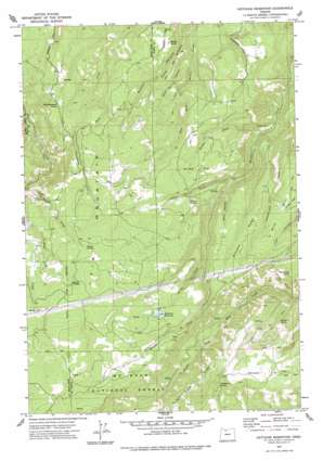 Ketchum Reservoir USGS topographic map 45121e4
