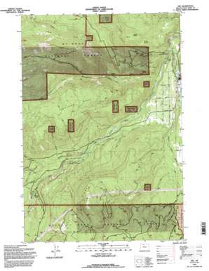 Parkdale USGS topographic map 45121e6