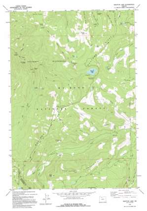Wahtum Lake USGS topographic map 45121e7