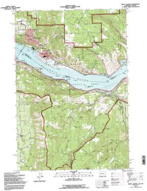 White Salmon USGS topographic map 45121f4