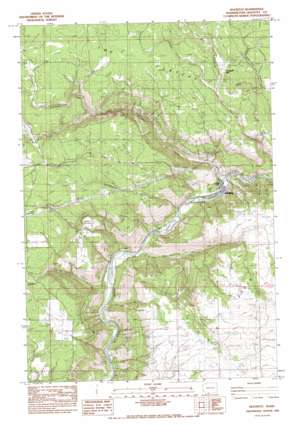 Klickitat USGS topographic map 45121g2