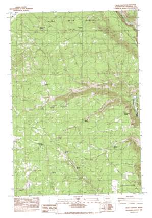 Dead Canyon USGS topographic map 45121h2
