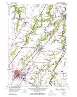 Woodburn USGS topographic map 45122b7