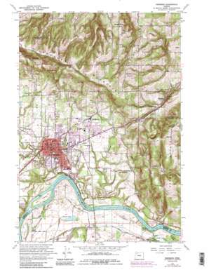 Newberg USGS topographic map 45122c8