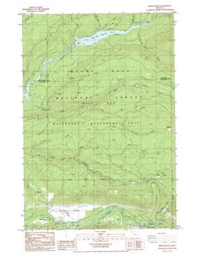 Brightwood topo map
