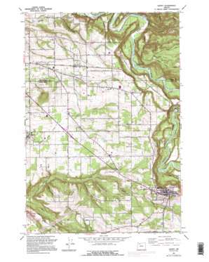 Bull Run USGS topographic map 45122d3