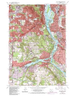Lake Oswego USGS topographic map 45122d6