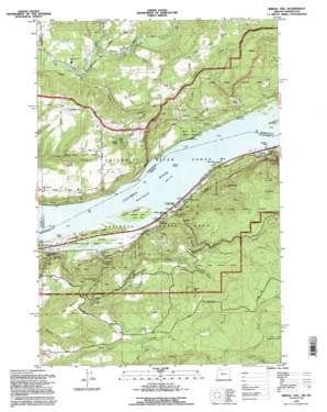 Bridal Veil USGS topographic map 45122e2