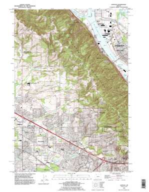 Linnton USGS topographic map 45122e7