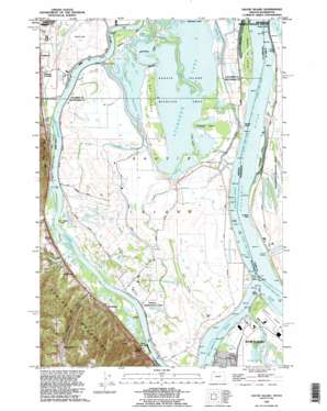 Sauvie Island USGS topographic map 45122f7