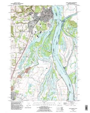 Saint Helens USGS topographic map 45122g7