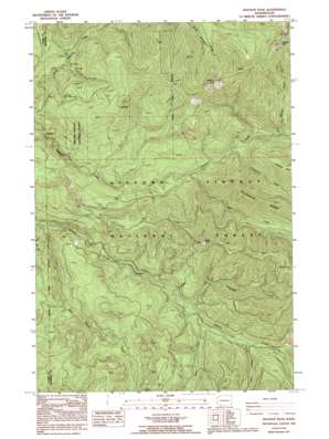 Siouxon Peak topo map