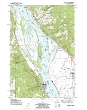 Deer Island USGS topographic map 45122h7