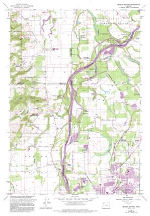 Yamhill River USGS topographic map 45123a1